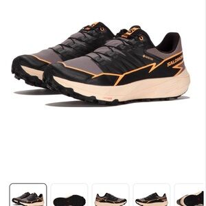 Salomon Thundercross GORE-TEX Black and Tan Trail Shoes